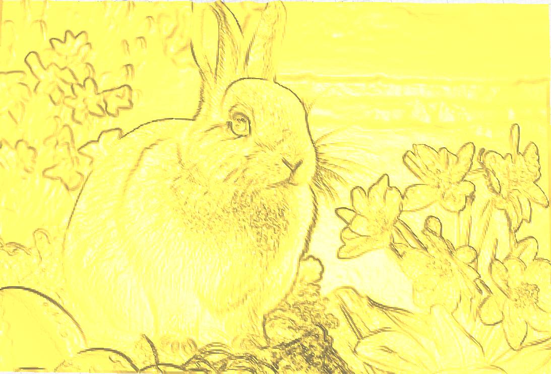 Easter Bunny Litophane