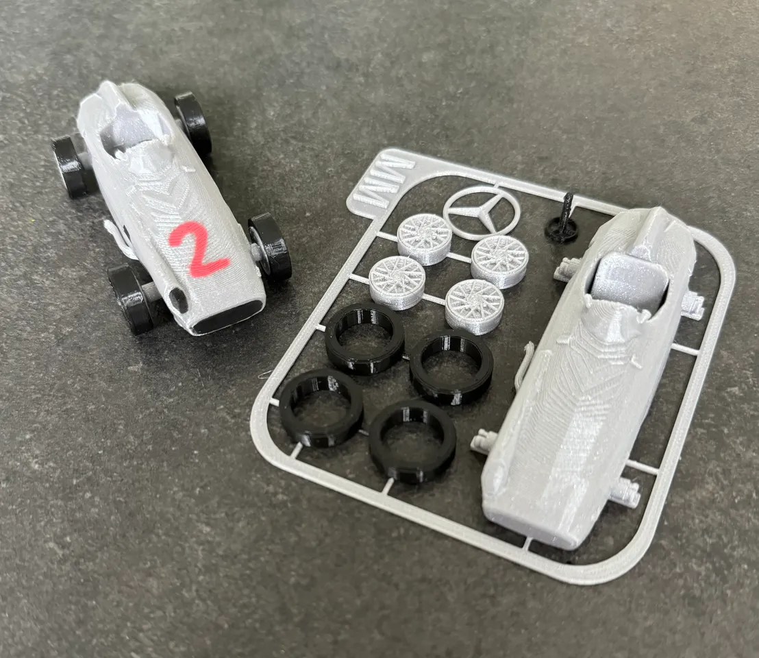 1/20 W15 メルセデス 3Dプリントキット 1/20 W15 メルセデス 3D