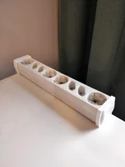 Extension cord desk holder