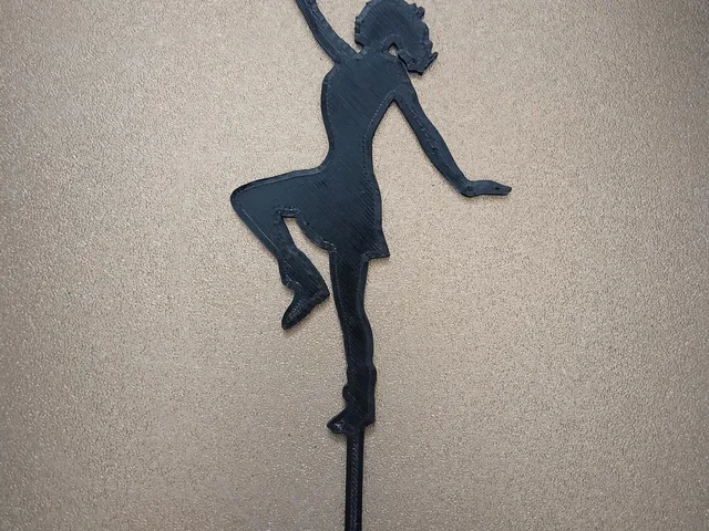Cake majorette silhouette