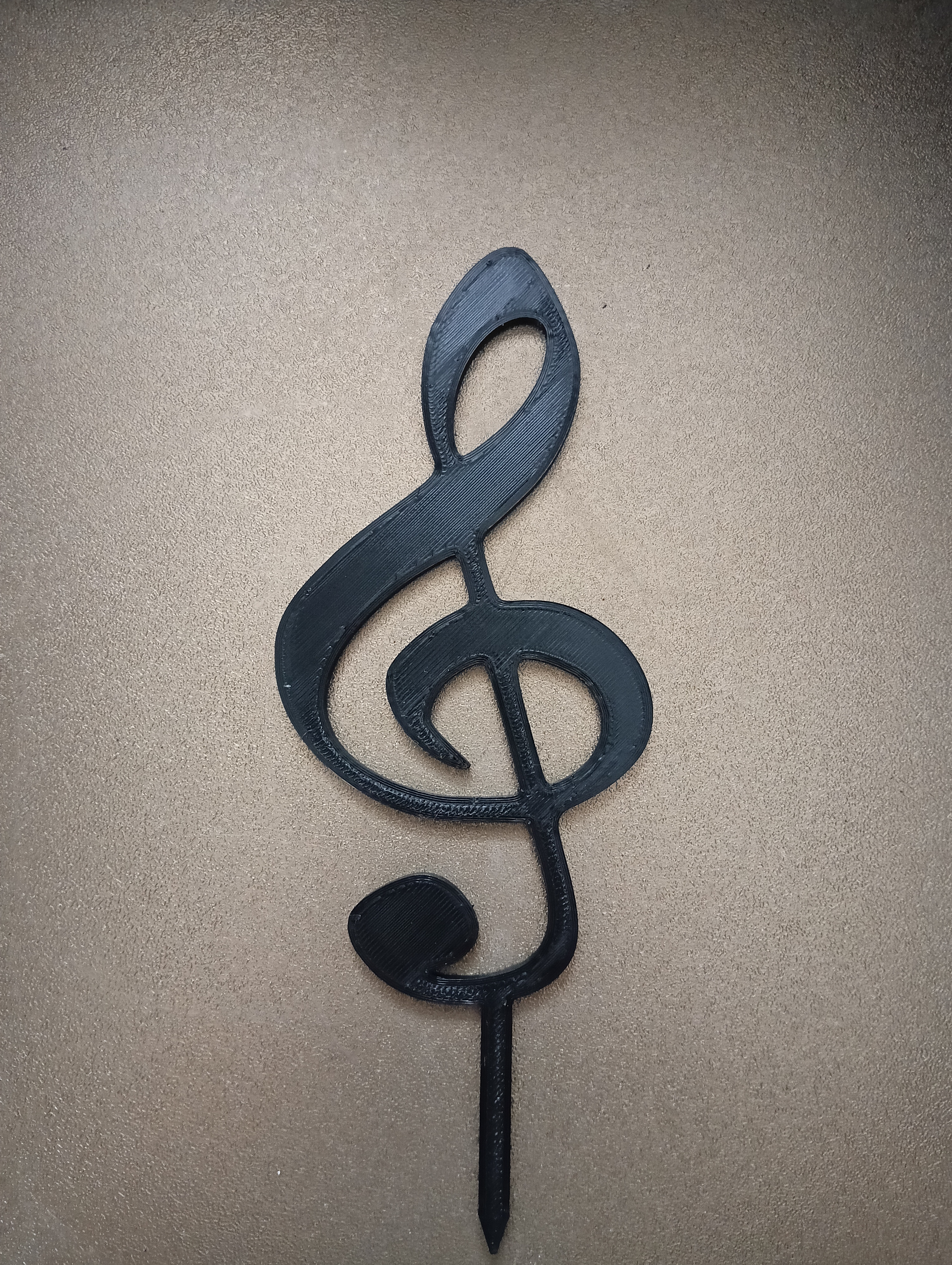 Cake treble clef