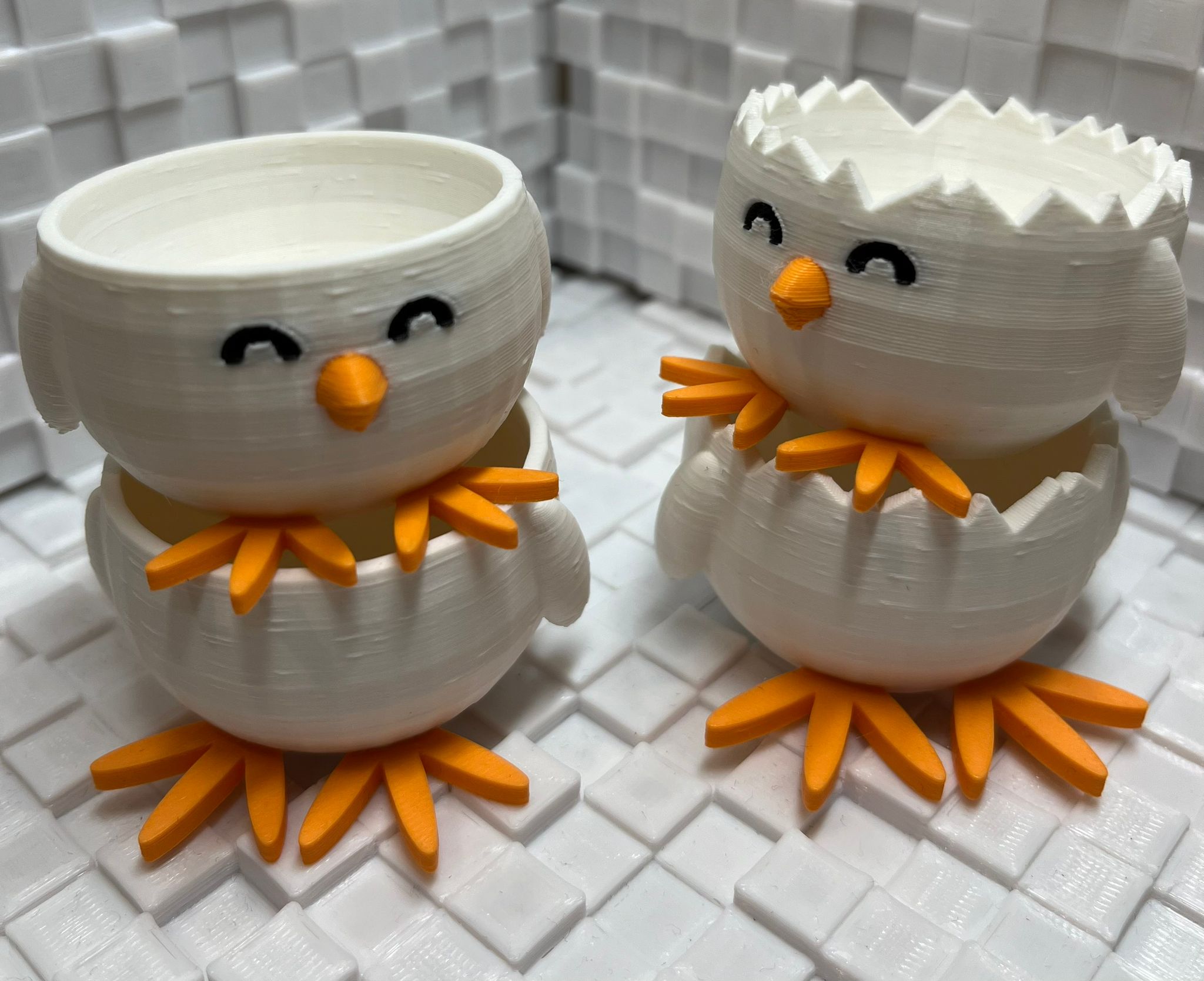 Miniatura 3 do modelo 3D Cute Chicken Egg Cup / Eierbecher