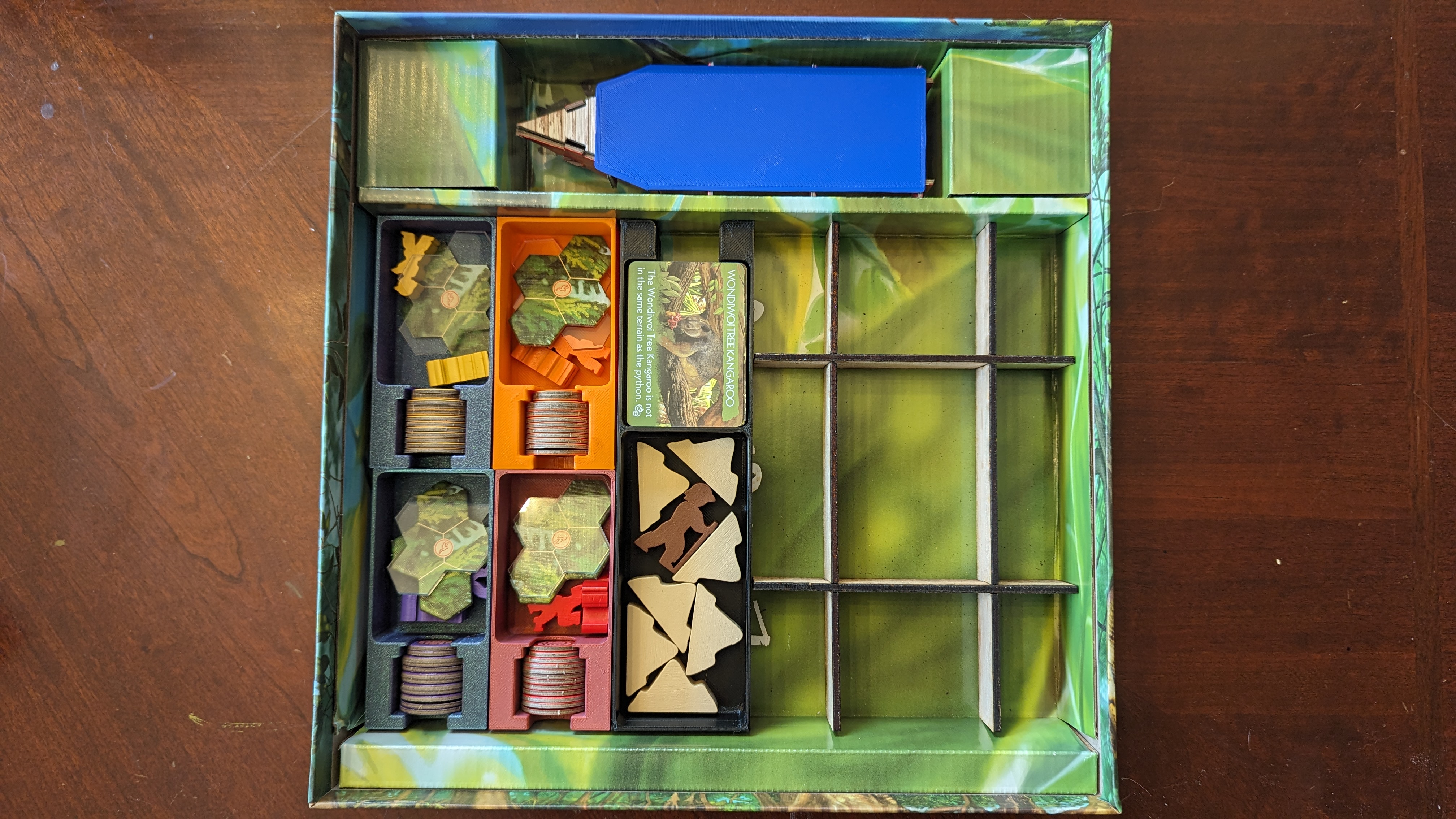 The Search for Lost Species Board Game Insert Organizer