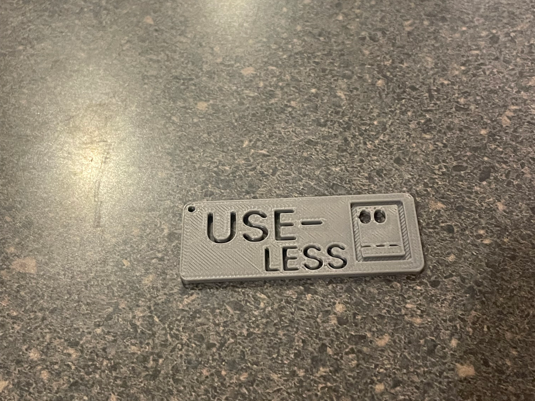 Most Useless Keychain Robot [ :) ]