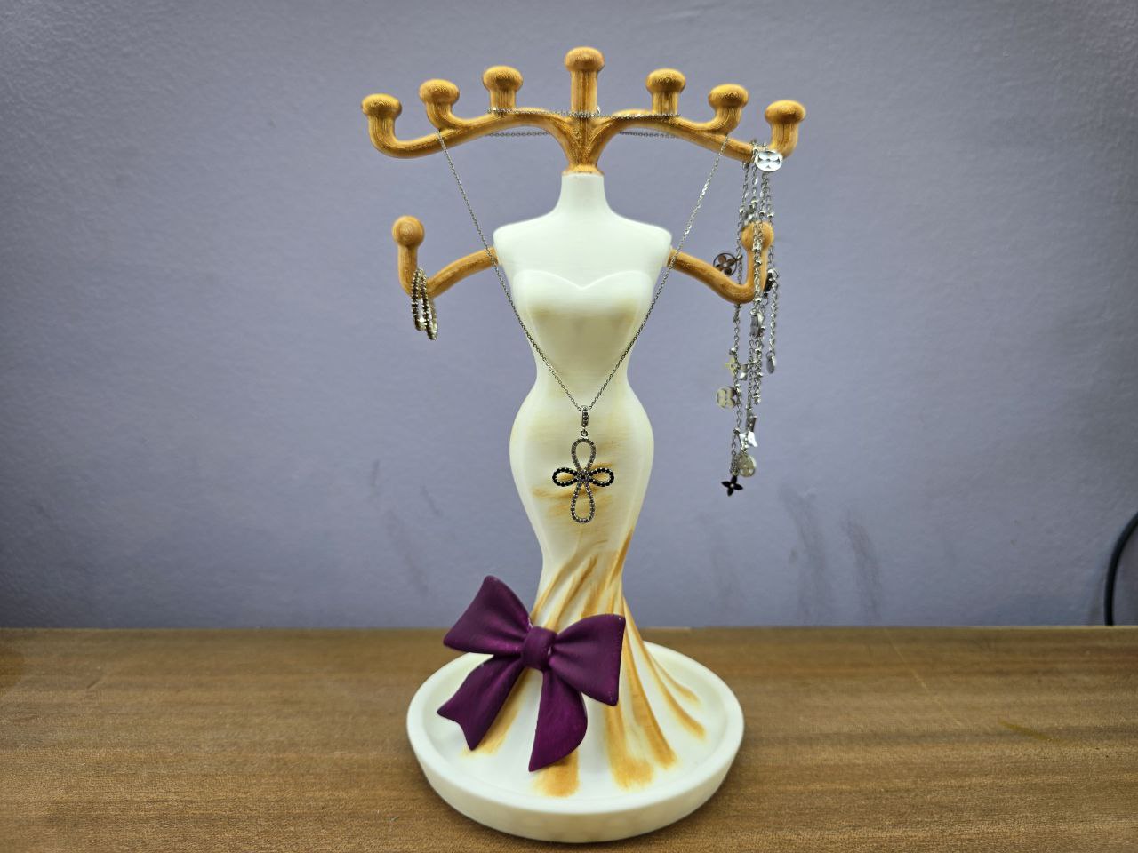 Elegant Dress Jewelry Stand