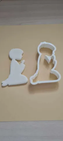 Praying boy cookie cutter