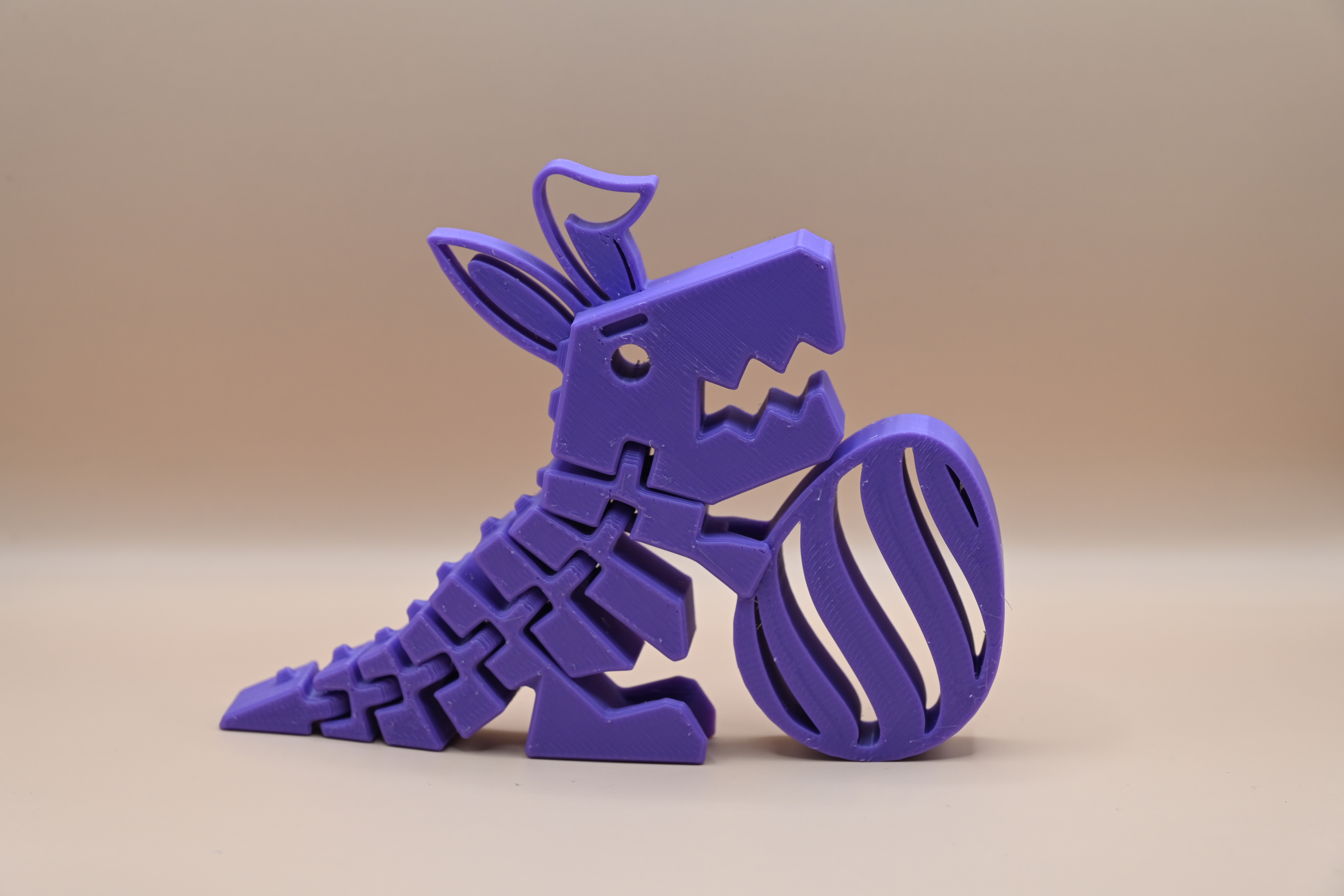 Miniatura 2 do modelo 3D Flexi Dino - Easter Bunny Version