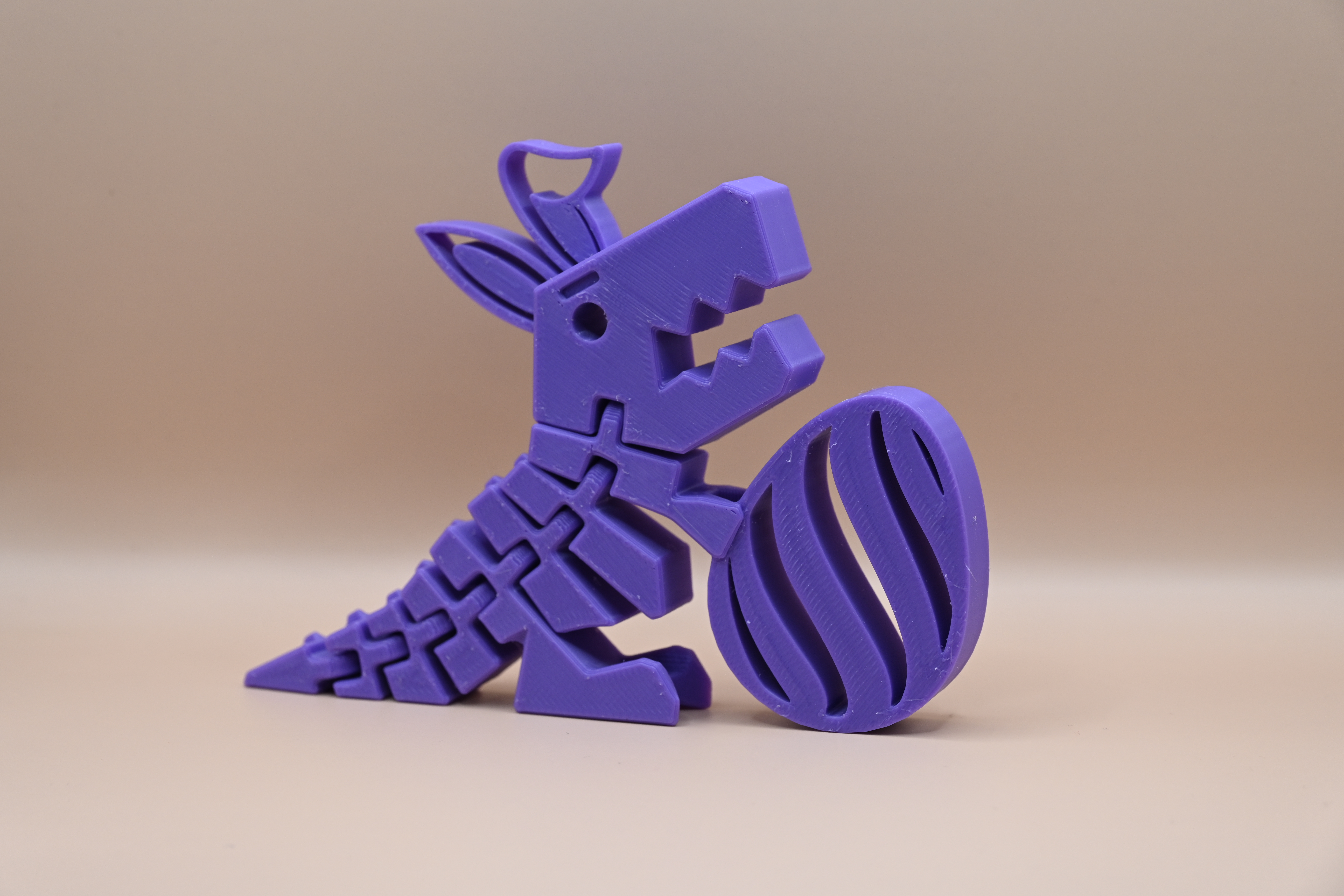 Miniatura 3 do modelo 3D Flexi Dino - Easter Bunny Version