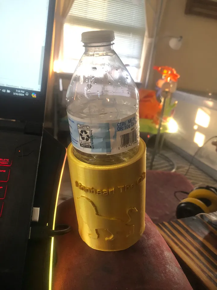 water bottle koozie by david | Download free STL model | Printables.com
