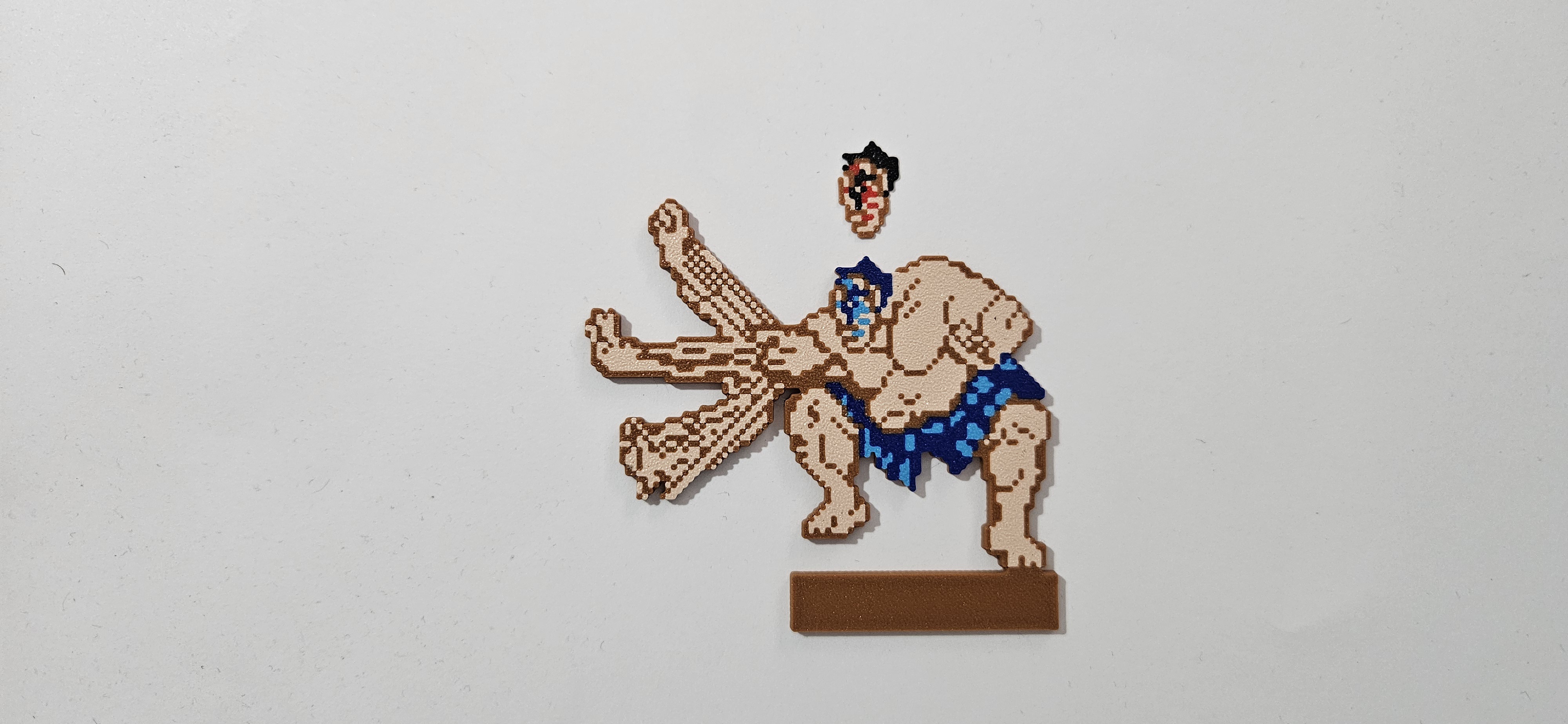 E_Honda SF2- Classic Edition (Diorama & Keychain) — thumbnail 4