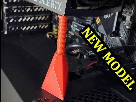 Adjustable graphic card holder support bracket
