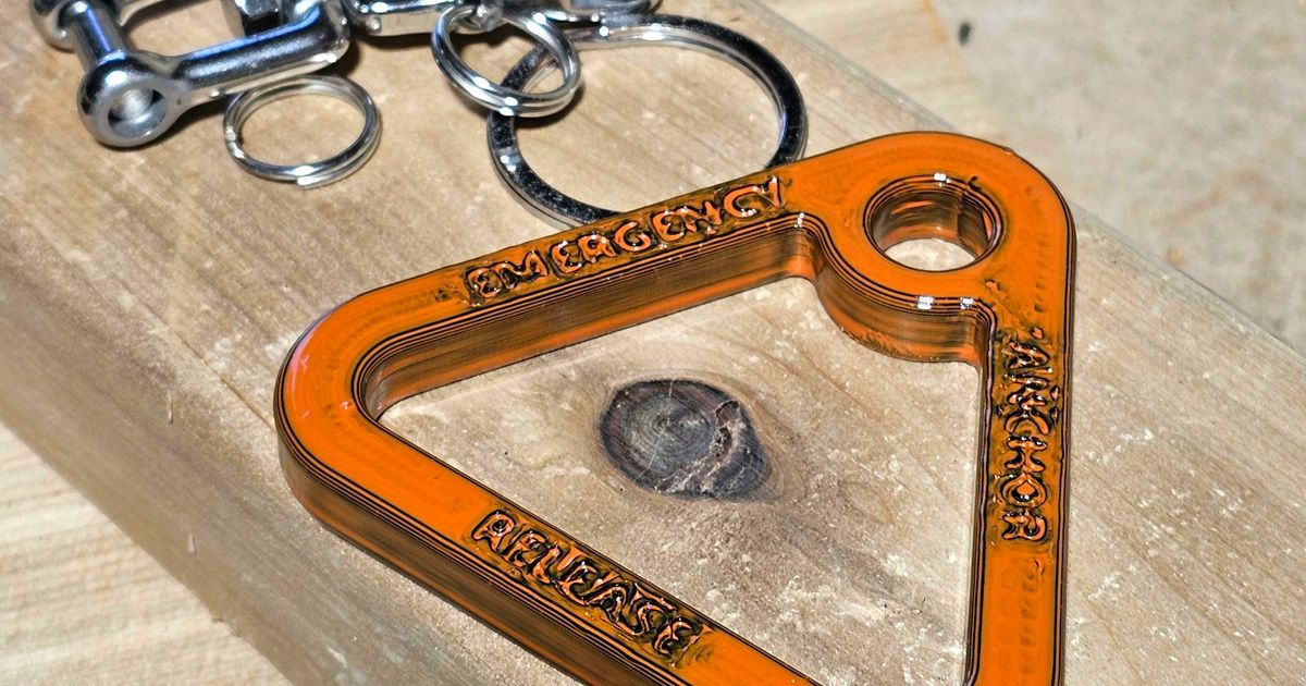 Triangle Pull Handle Remixed with "Emergency Anchor Release" text by