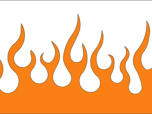 Flame stencil