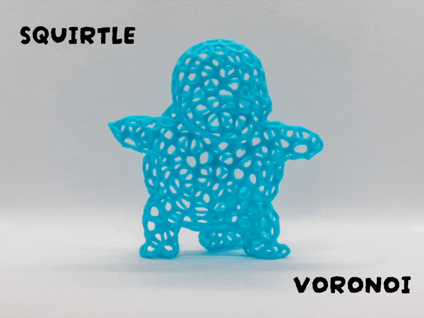 Squirtle (Pokemon) - Voronoi (See Through)
