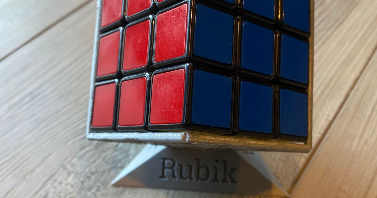 Rubik's cube holder by GimmieDrip Download free STL model