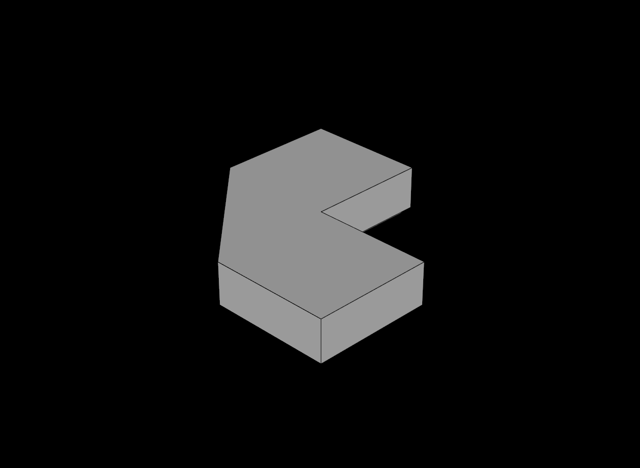 Lego Compatible (27263.dat) Tile  2 x  2 Corner without Corner