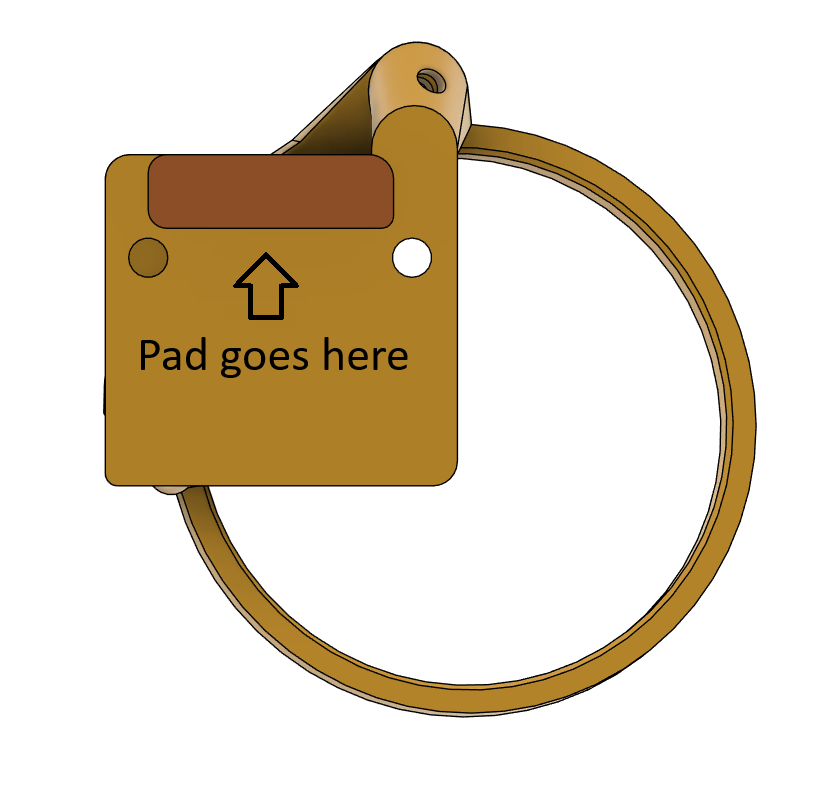 Lily58 - Trackpad Mount — miniatura 4