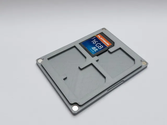 Magnetic SD Card Case