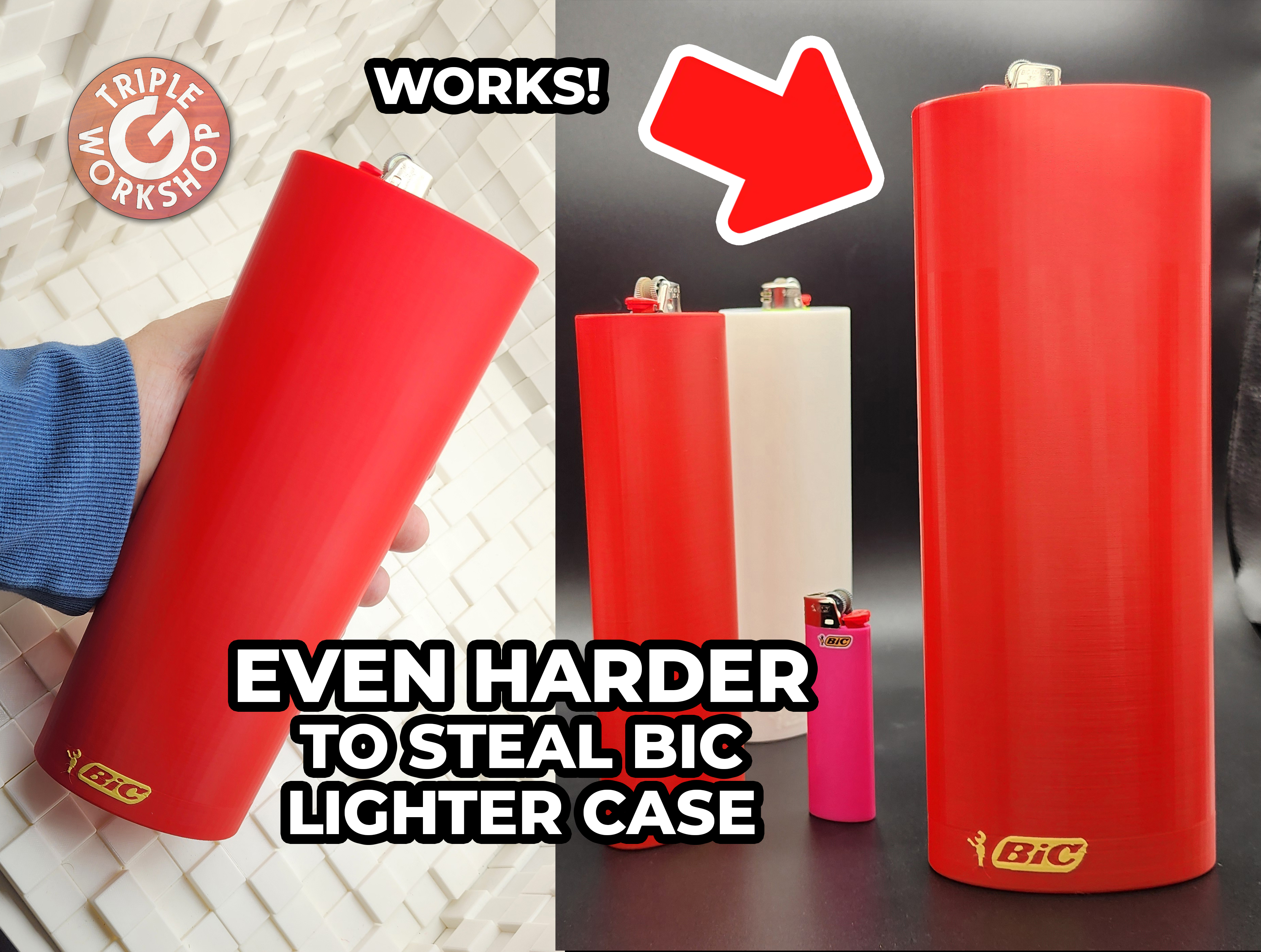 Even Harder to Steal Bic Lighter Case