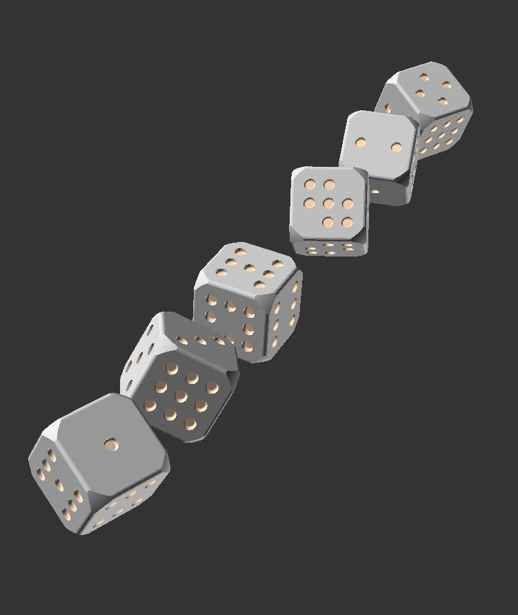 Miwin Dice (intransitive) By Jack | Download Free STL Model ...