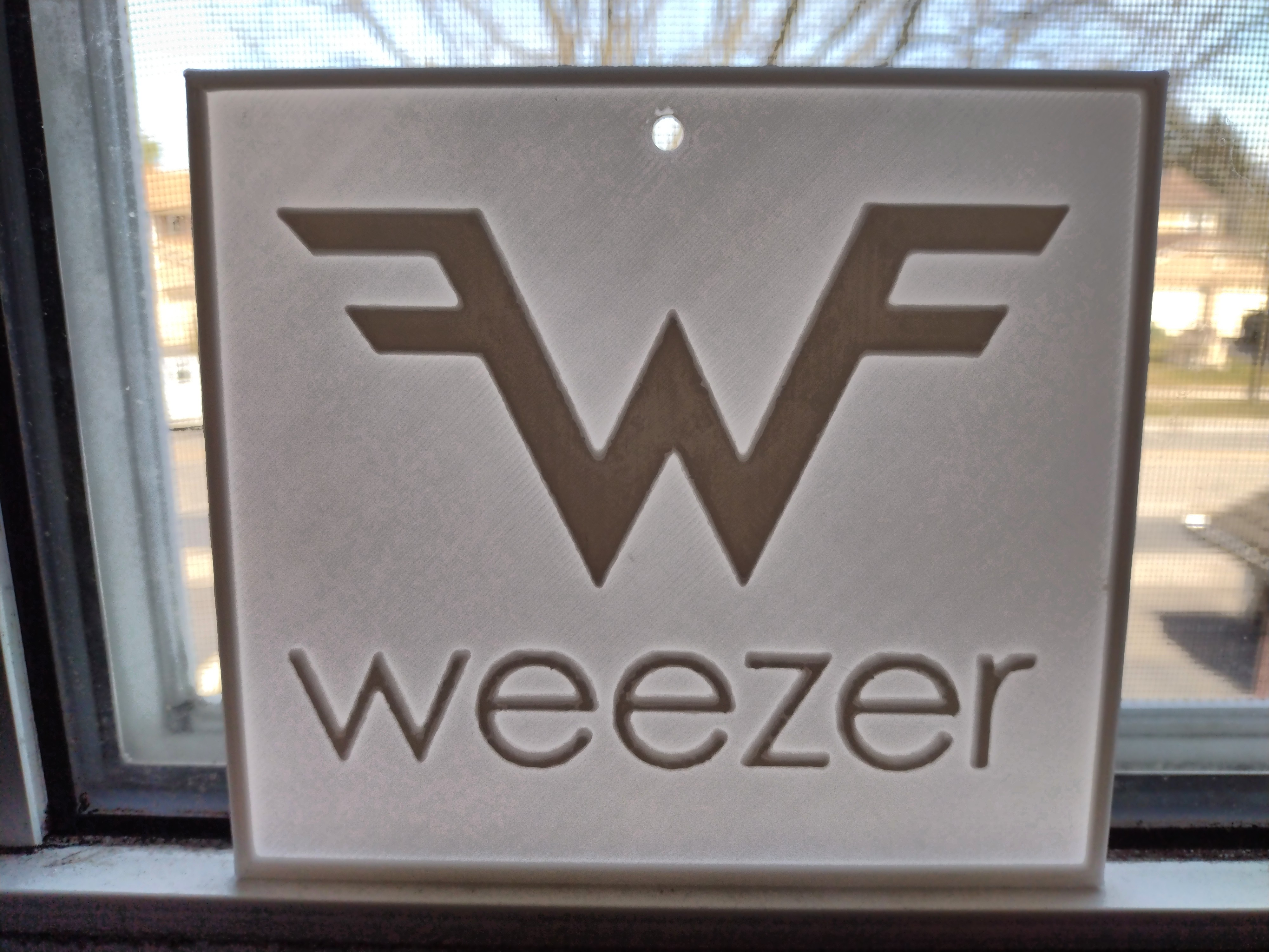 Weezer Lithophane