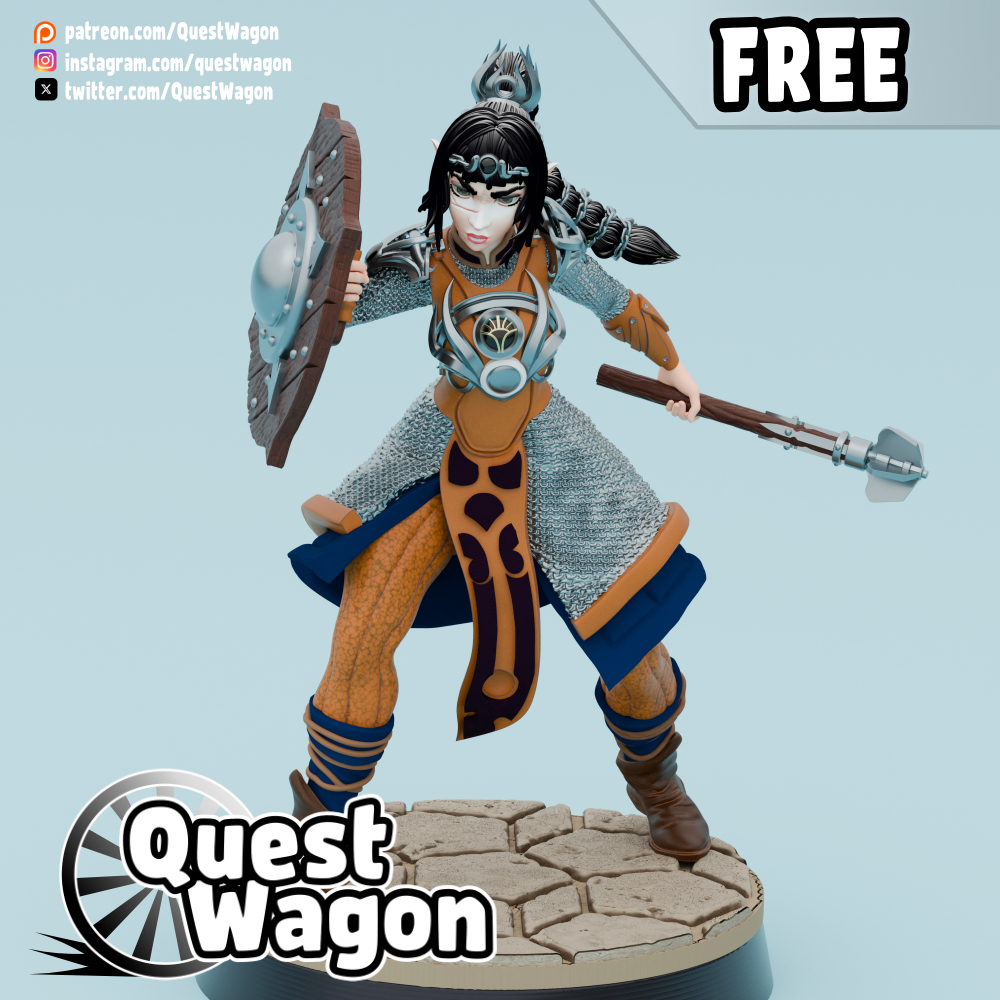 Shadowheart Miniature by QuestWagon | Download free STL model ...