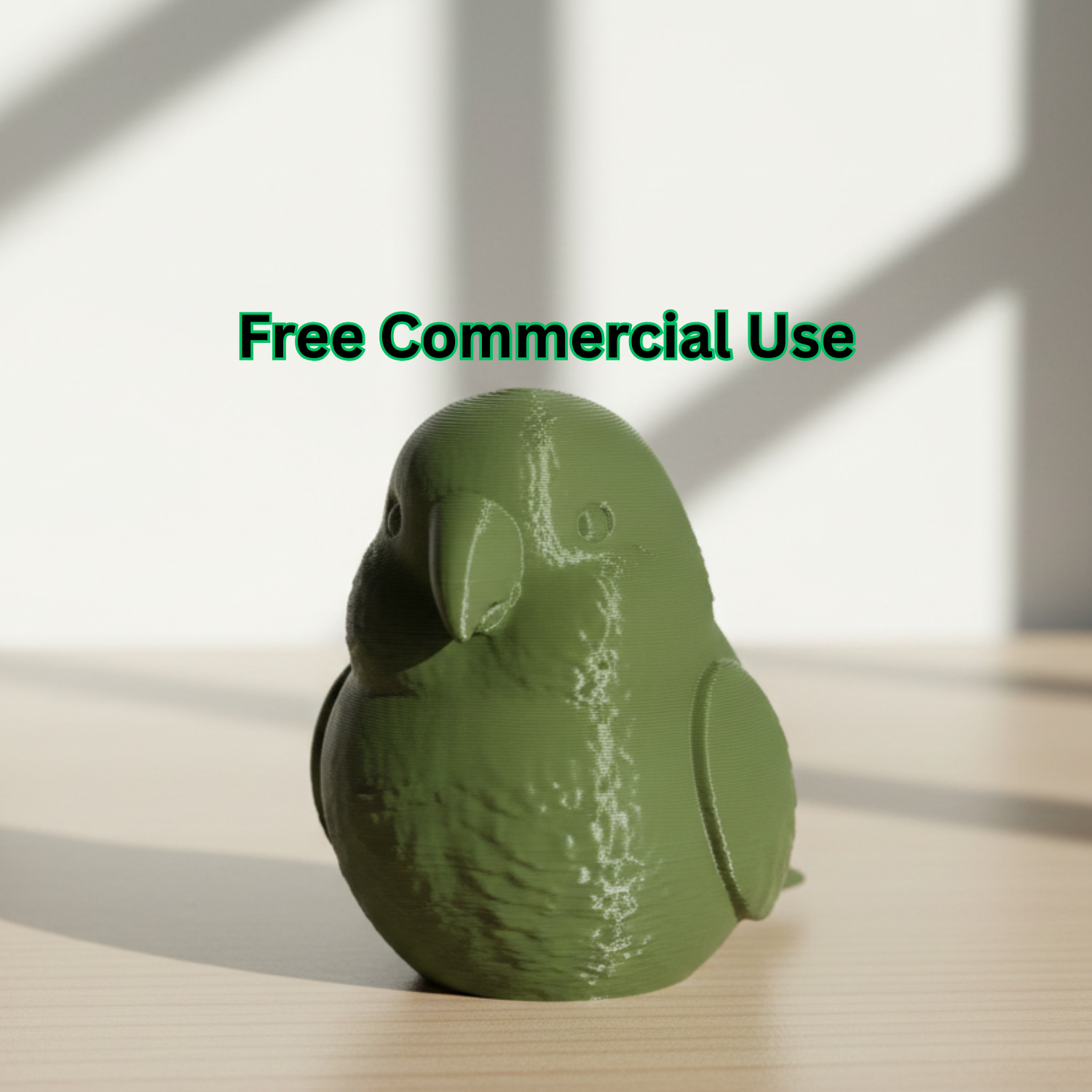 Cute Kakapo Parrot Figure