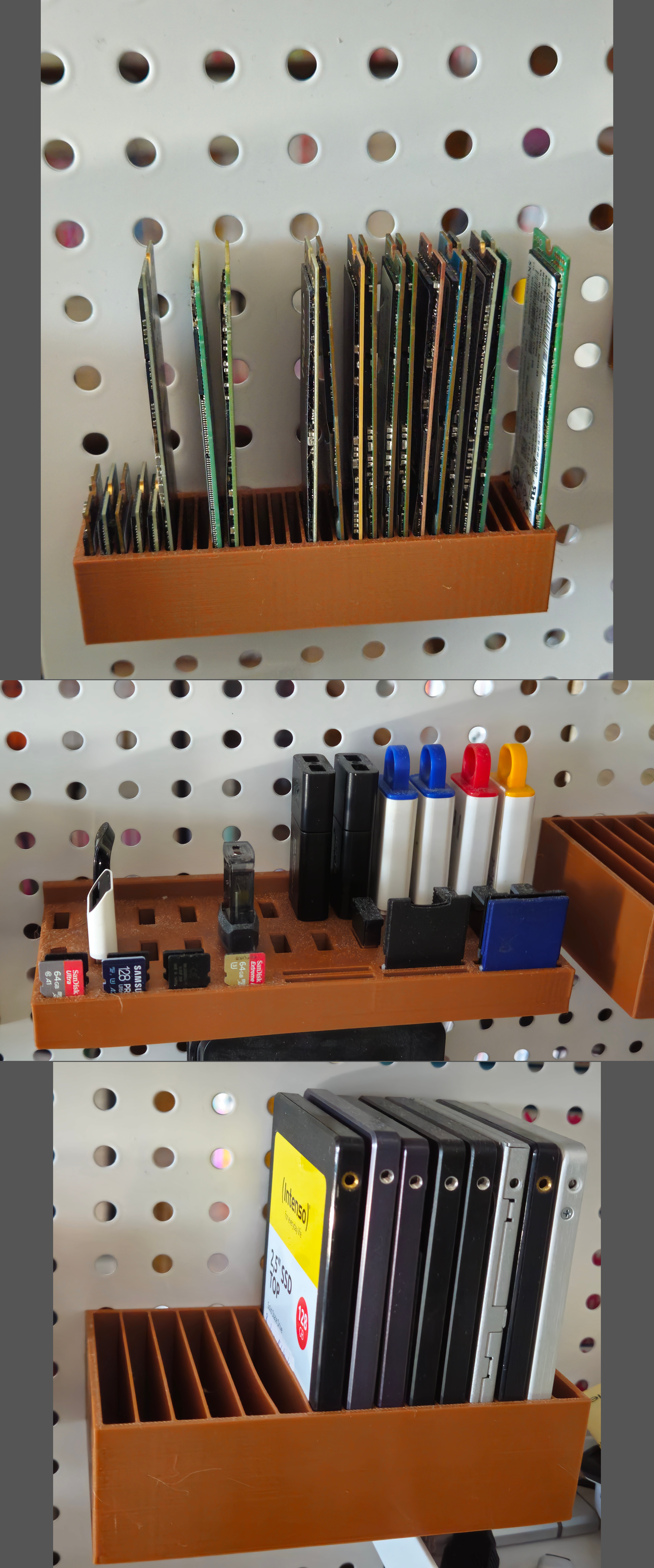 Pegboard Data Storage