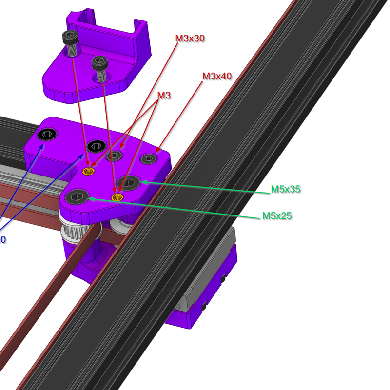 Sovol SV08 MAX Gantry V2 (NEMA17, Double Shear) by Nadir @ CN3D ...