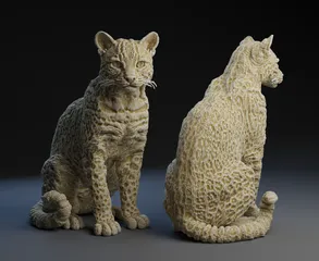 Sitting Ocelot