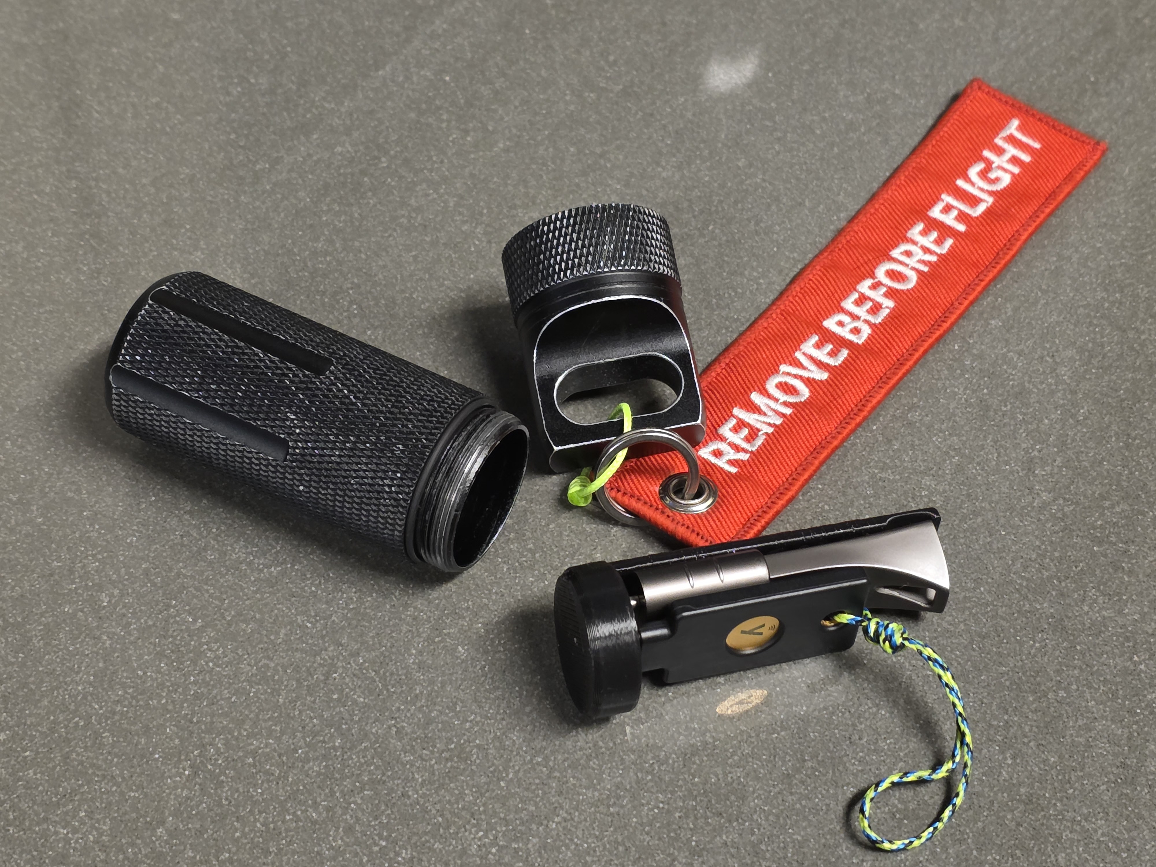 Generic Aluminium EDC Capsule Data/Yubikey Vault