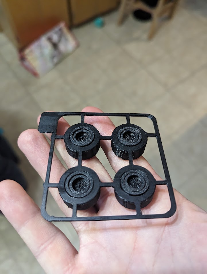Wheels with Bearings for Formula 1 Kit Card by Mouchiccc