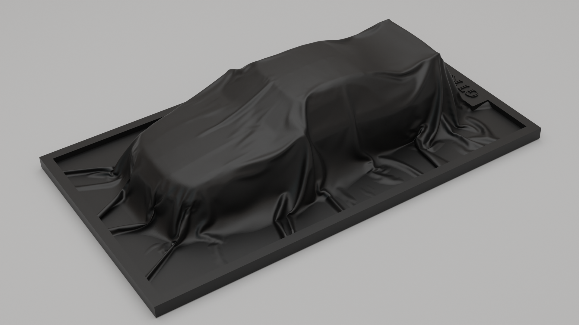 Covered Nissan Skyline GT-R R33 Display