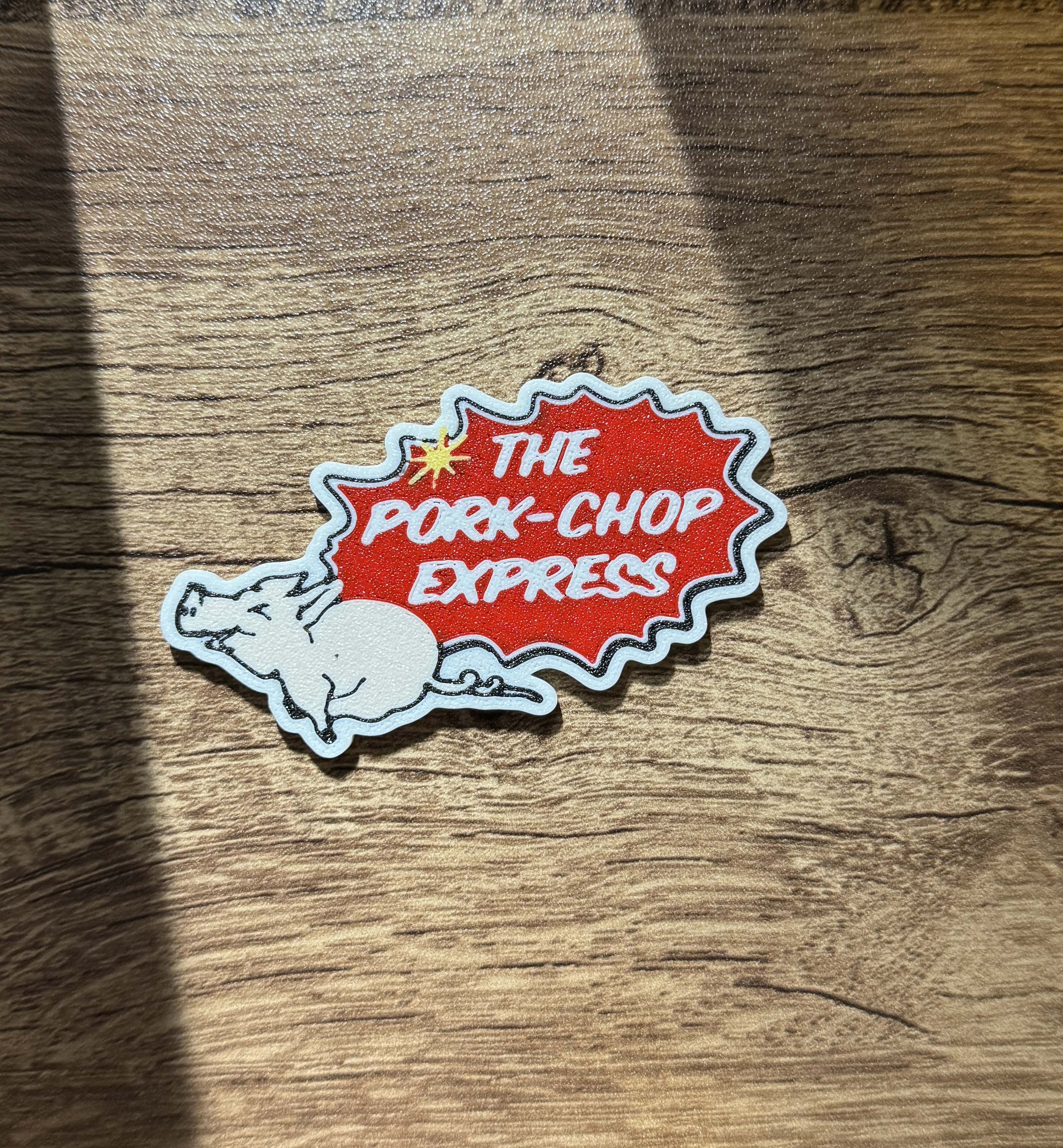 Porkchop Express Magnet (multi-color)(8x3mm magnets)
