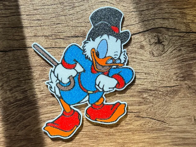 Ducktales Scrooge McDuck Magnet (multi-color)(8x3mm magnets)