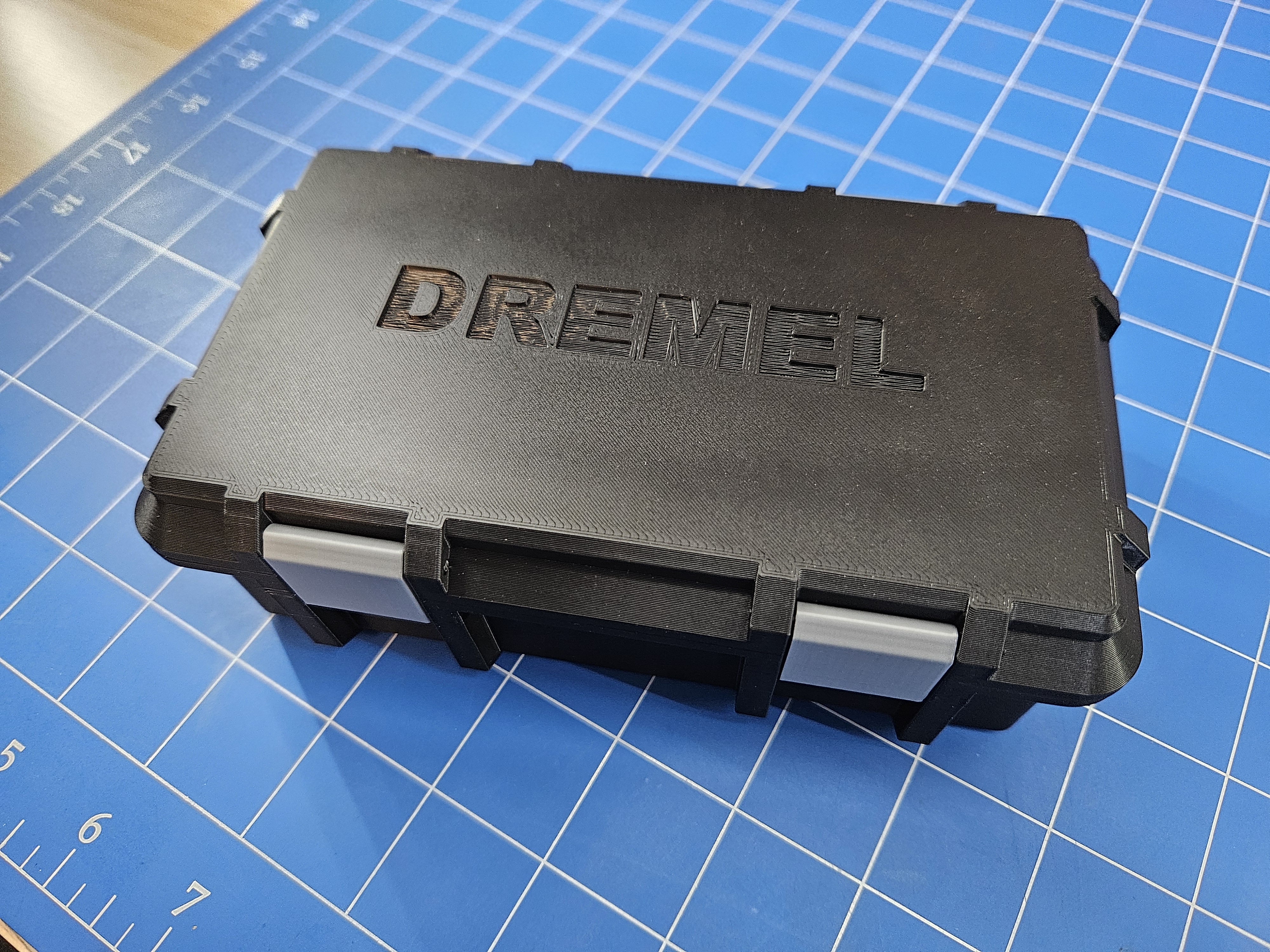 Dremel tool box 3D model thumbnail