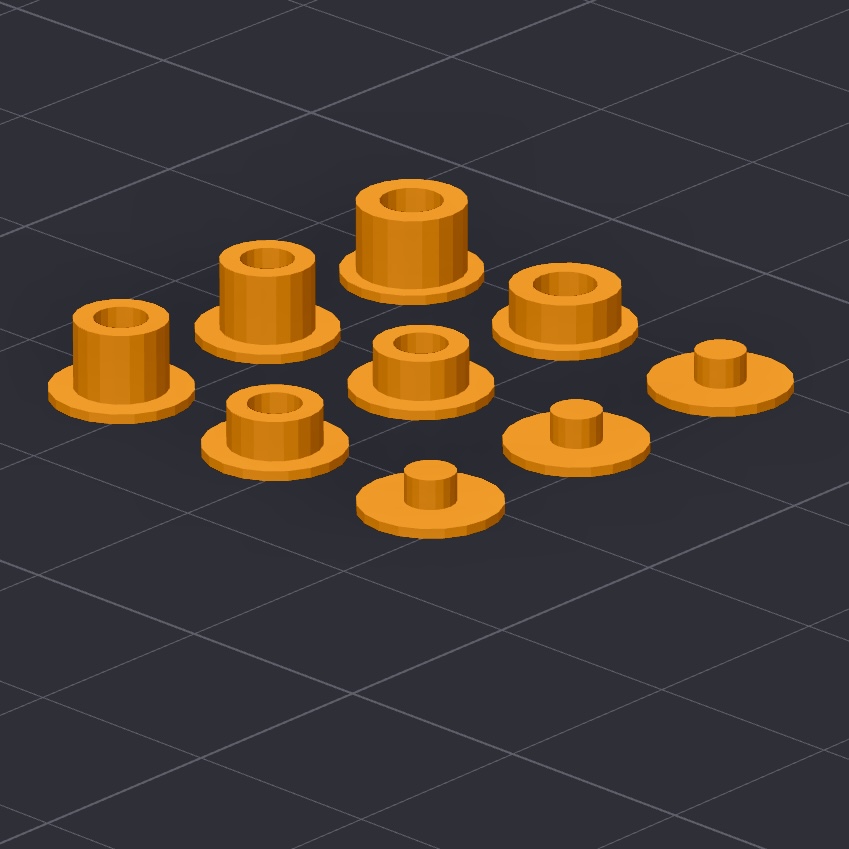 Lionel 1121 O27 Turnout Rivets