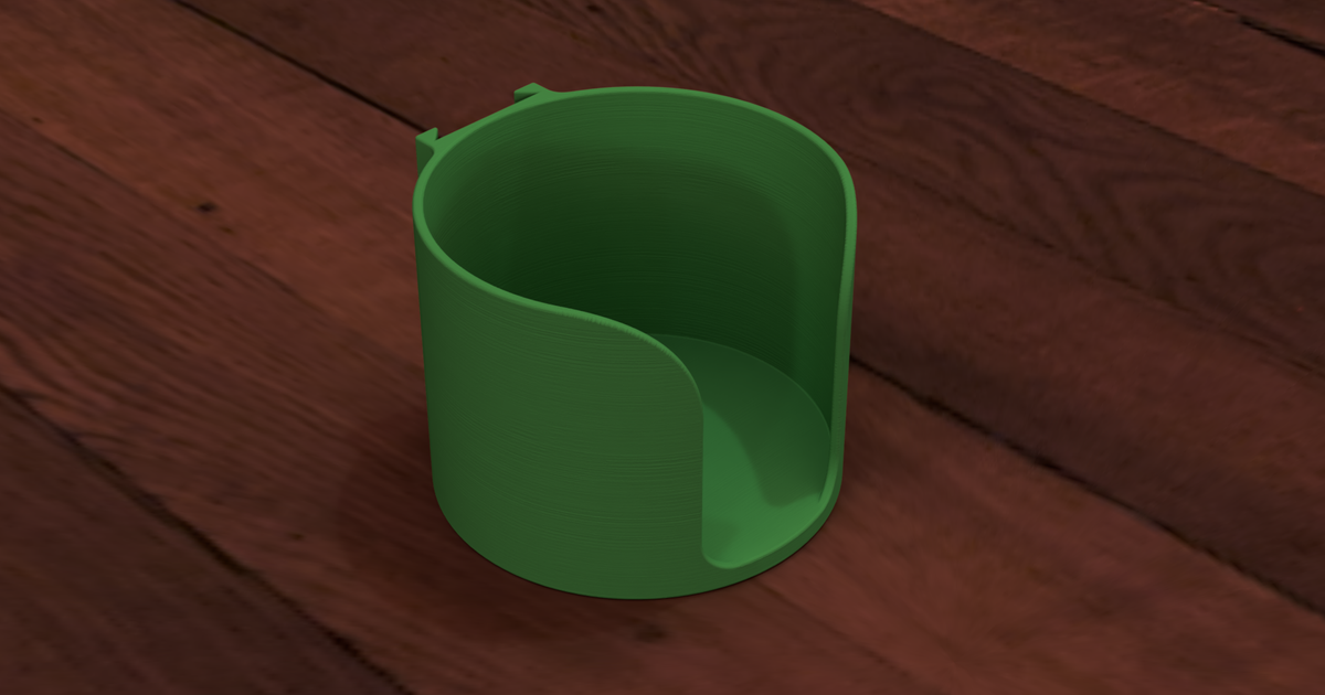 Desk Cup Holder (Smaller) by kap42 | Download free STL model ...