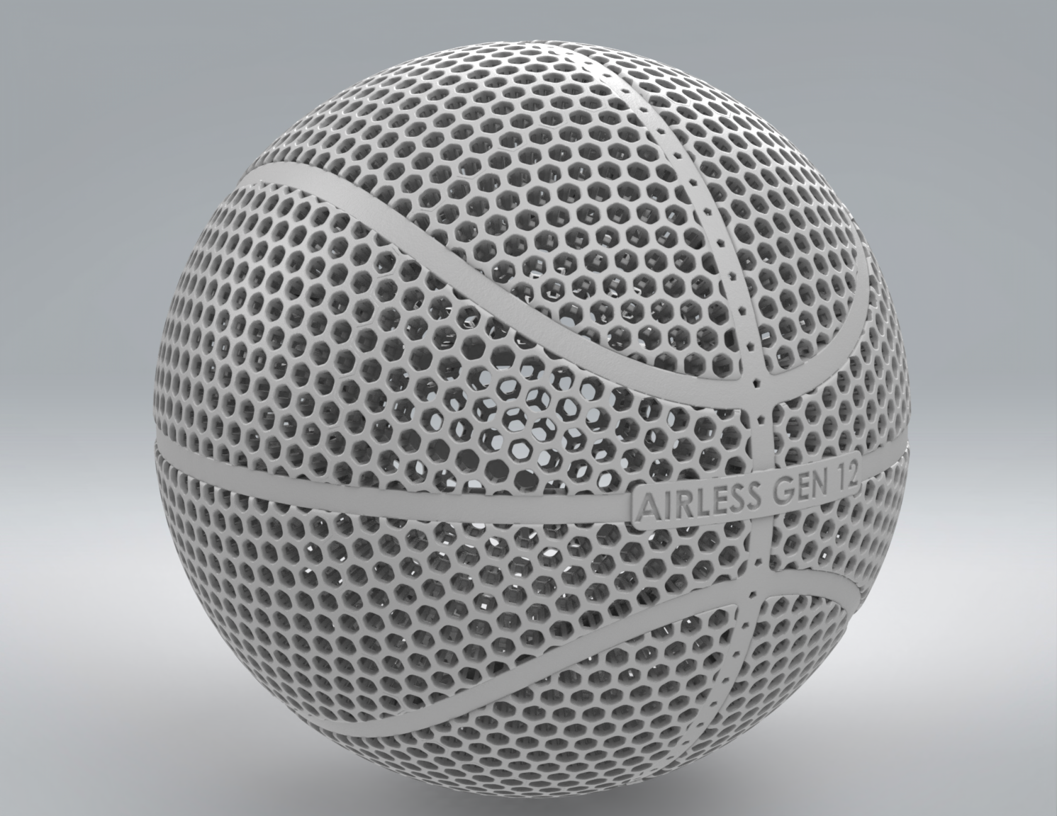 Airless Basketball GEN 12 by PartyLime | Download free STL model ...