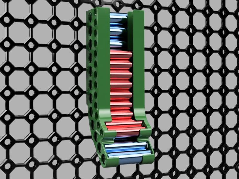 Battery holder for AA+AAA for multiboard