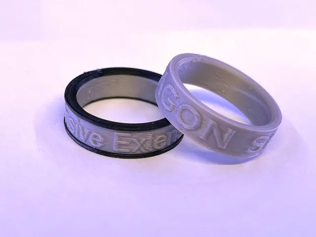 Ring 21mm - Add your own text in PrusaSlicer
