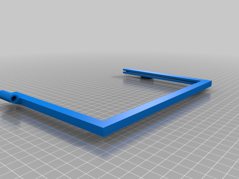 Miniatura 5 do modelo 3D A4 modular screen frame