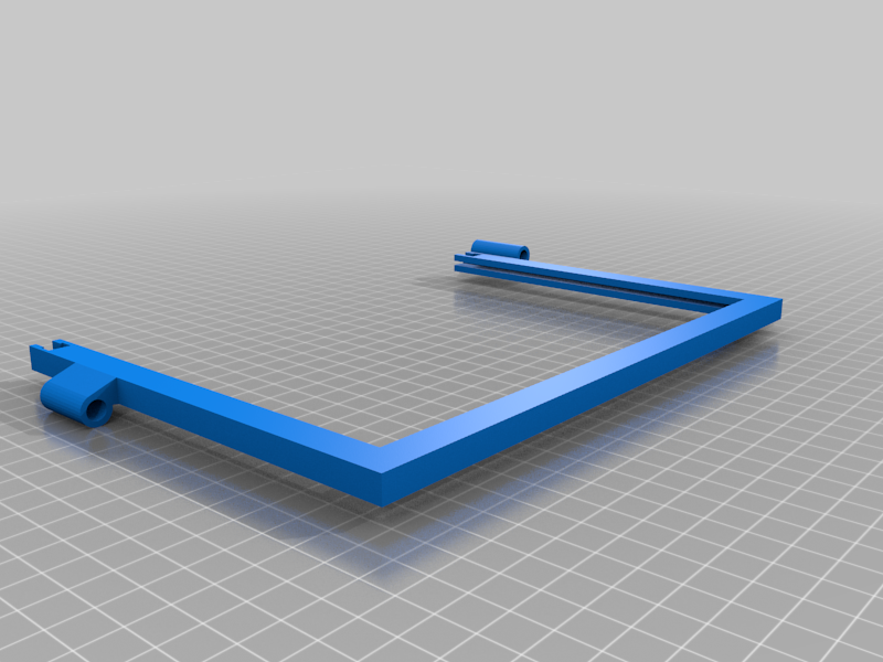 Miniatura 6 do modelo 3D A4 modular screen frame