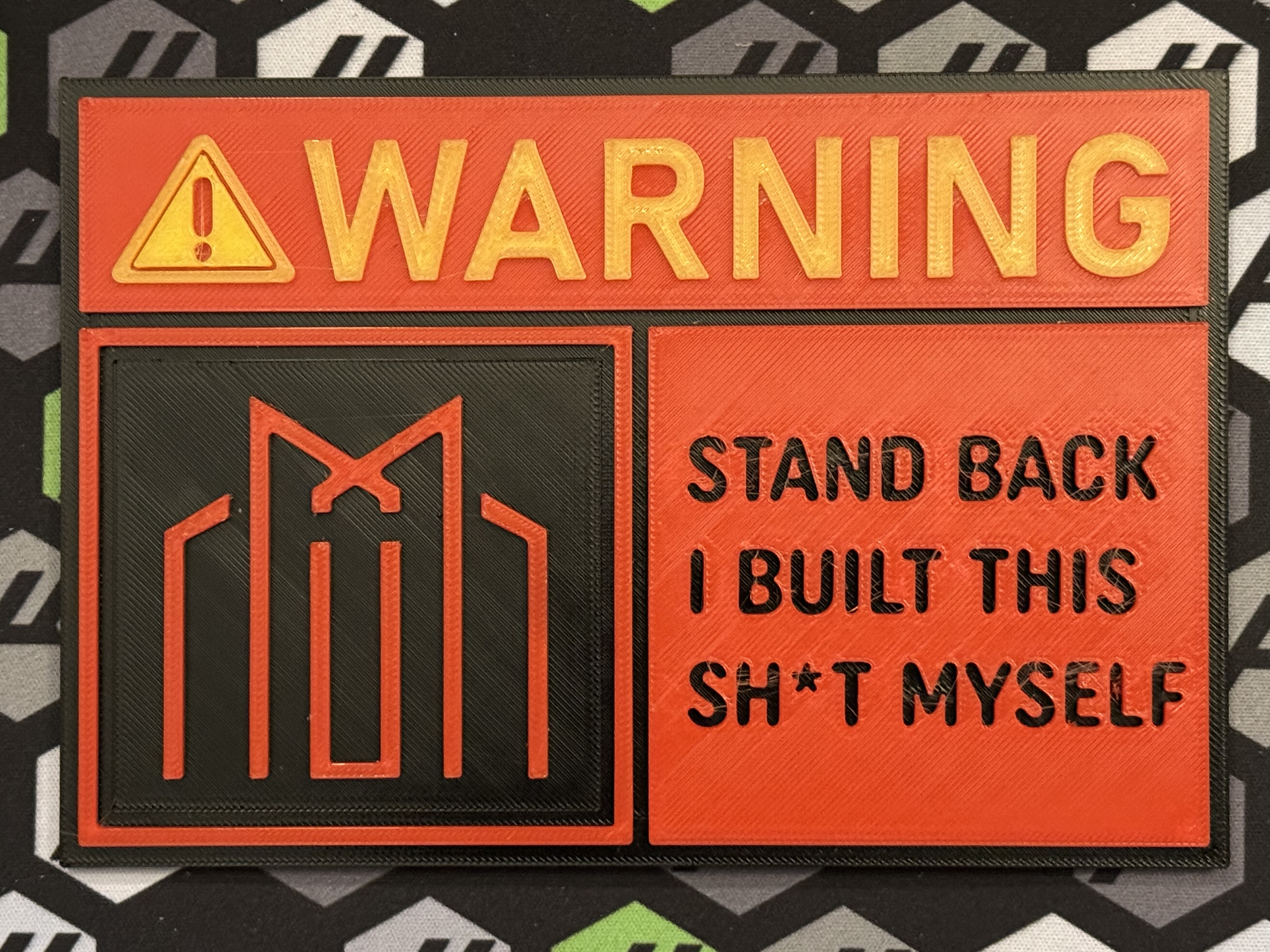 Millennium Machines Warning Sign
