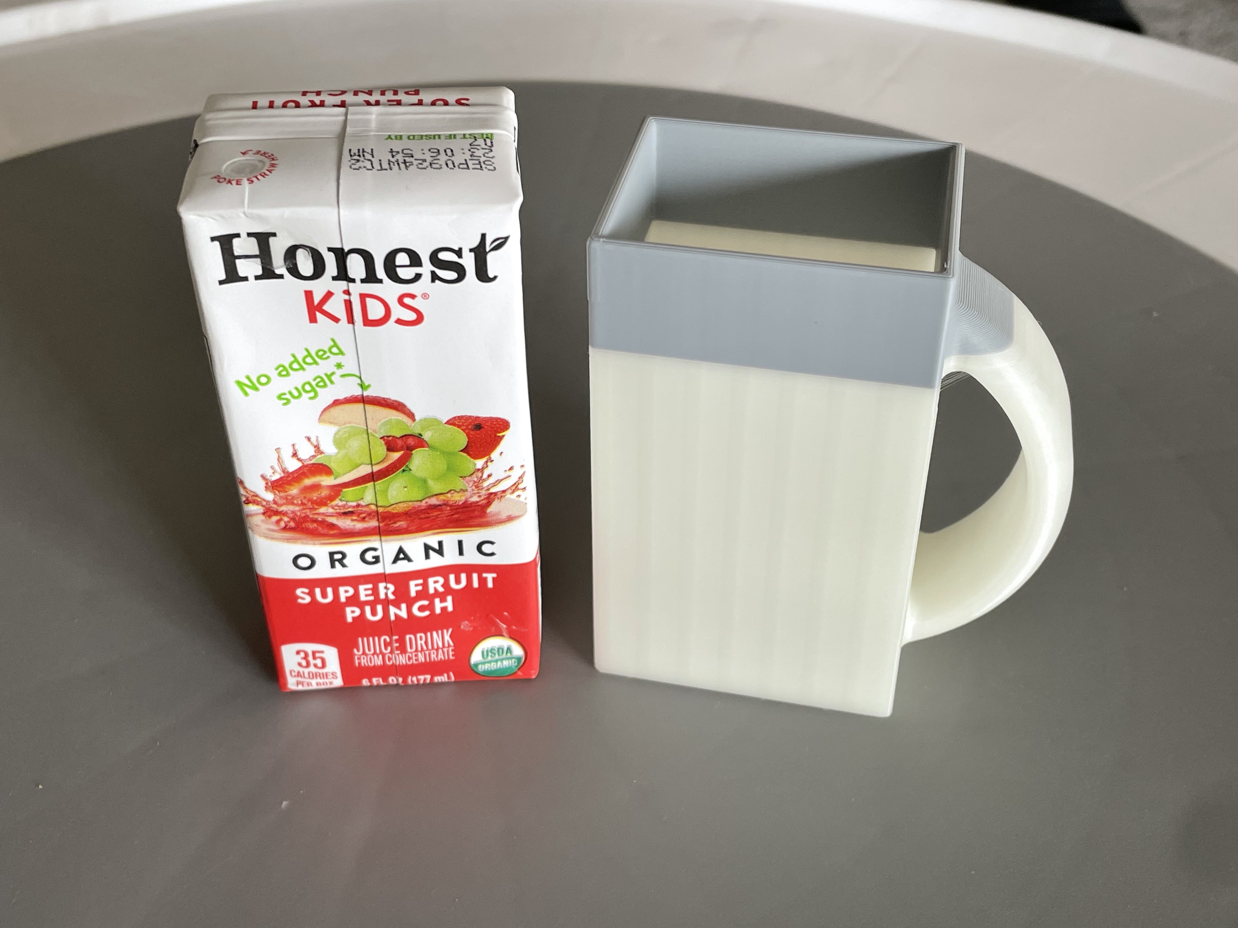 Juice Box Holder with Handle