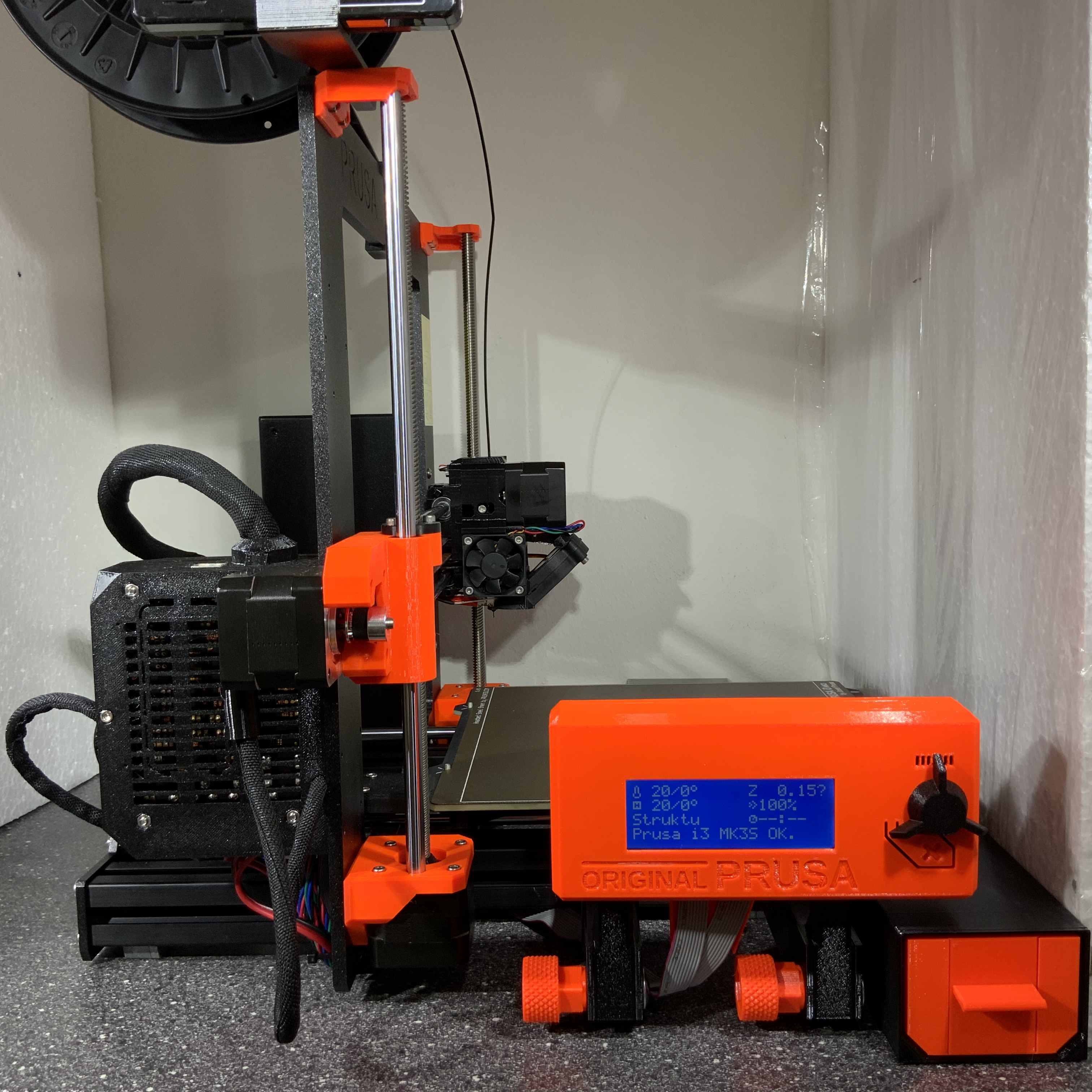 Seitliche Bedieneinheit für Prusa i3 MK3S+