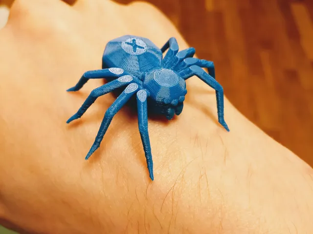 Torture Spider, 3D-printer torture test - overhangs - cooling - retraction - bed adhesion