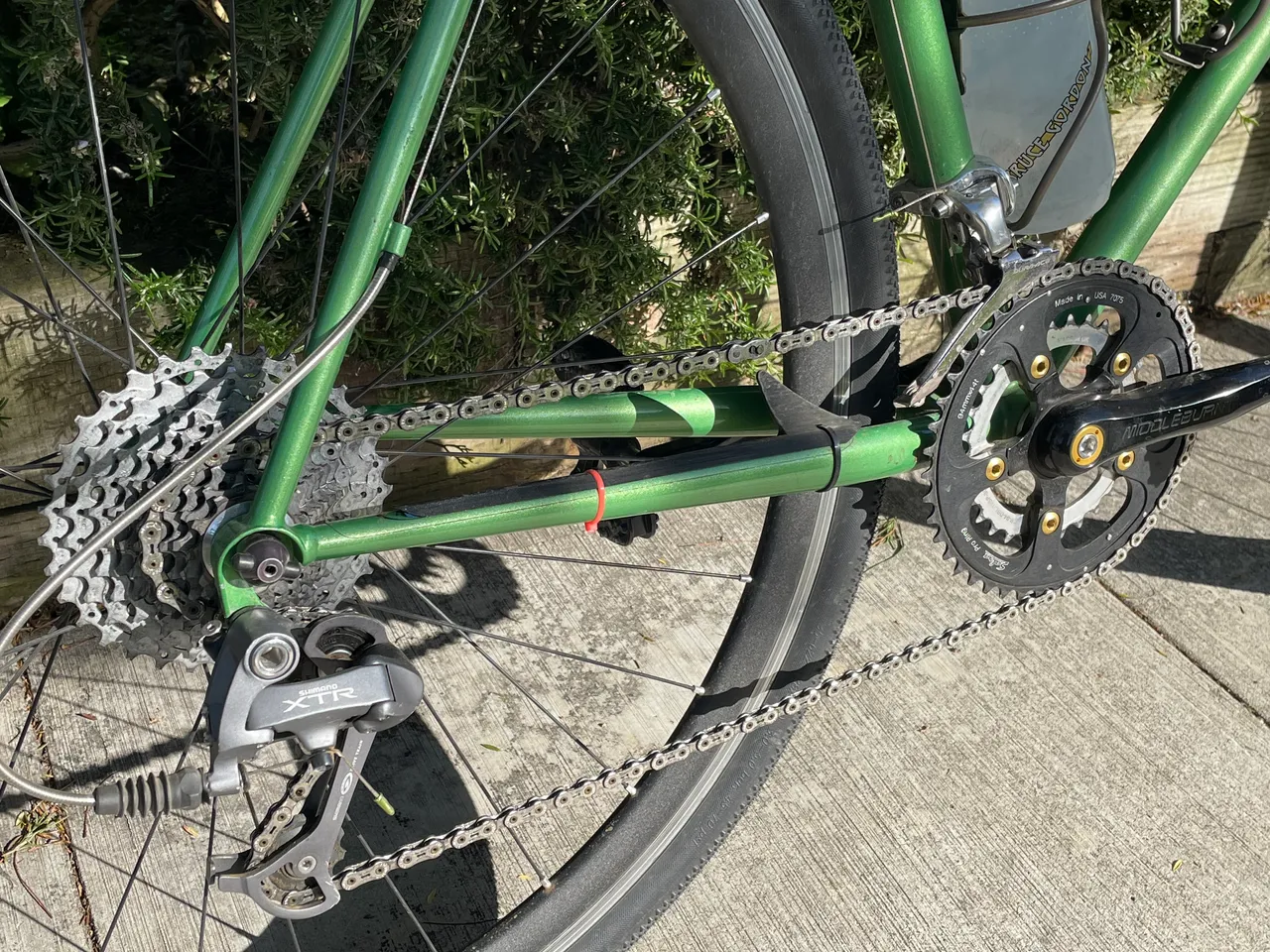 SHIMANO / DEORE XT SHARK FIN USED Shimano XT shark fin chain protector 1989 model \u2013 Defietsenmaker