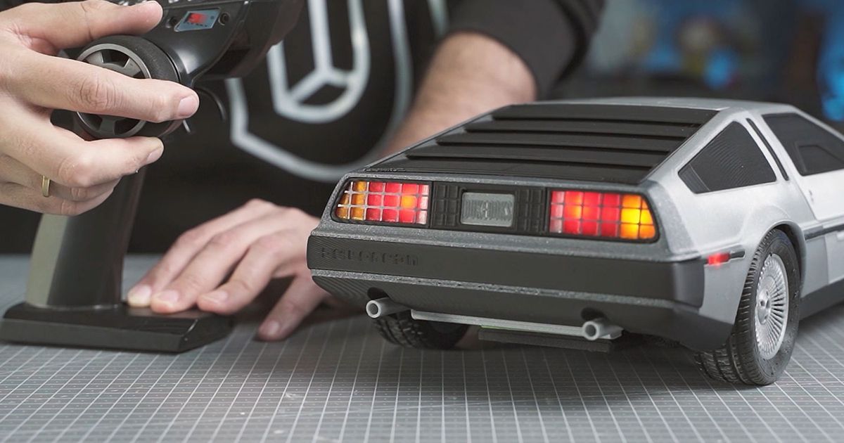 DMC Delorean RC 1/10 by Duke Doks | Printables Store