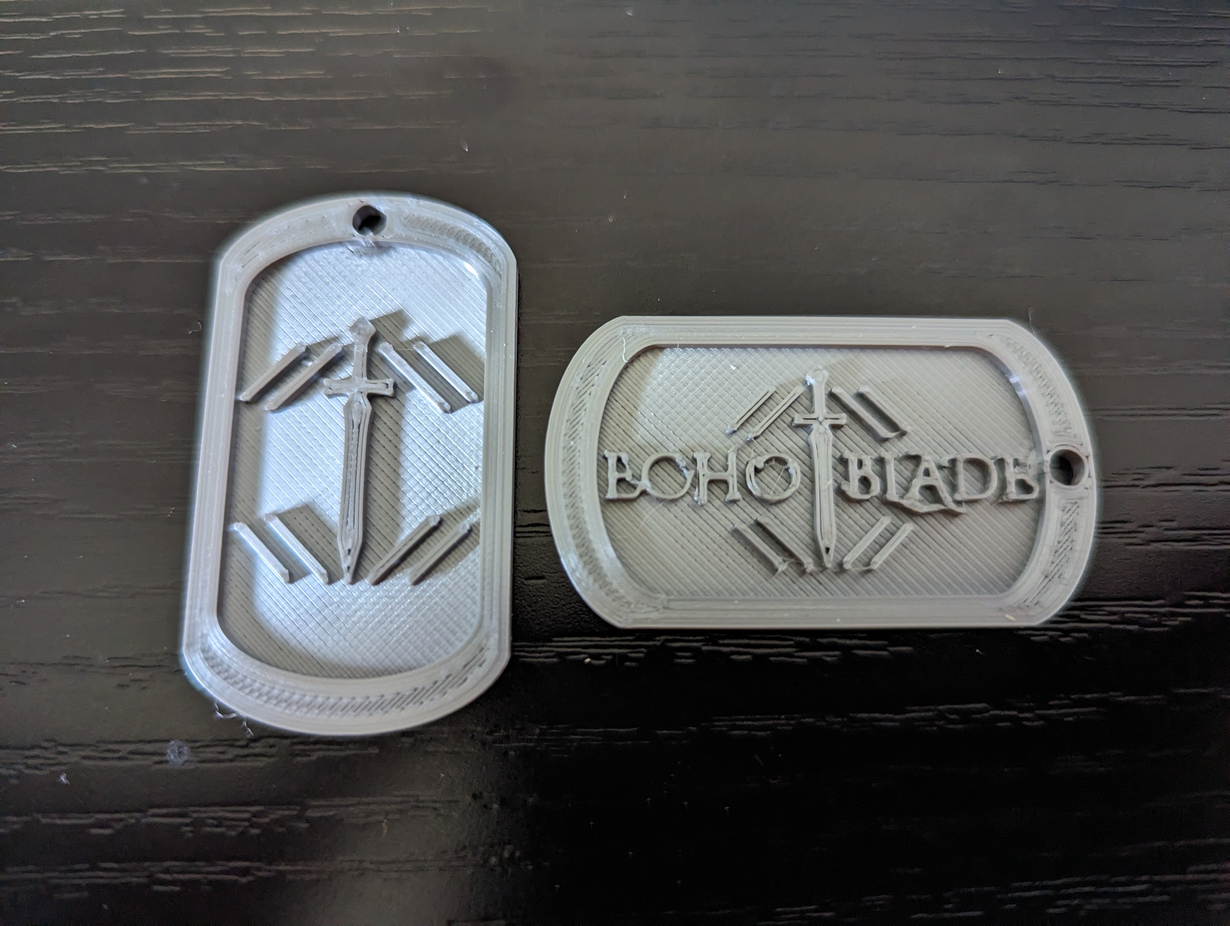 Echo Blade Tag 3D model thumbnail